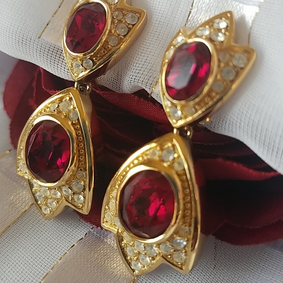 CHRISTIAN DIOR EARRINGS - Picture 3 of 5